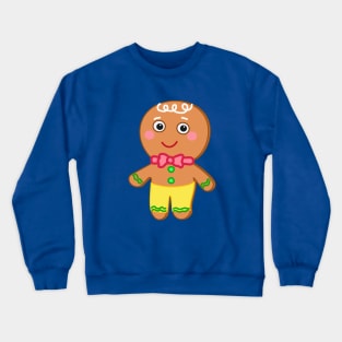 Gio Gingerbread Man - Christmas cartoon Character Crewneck Sweatshirt